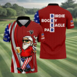 Patriotic Man Golf And Beer Funny 4th Of July Red Golf Shirt, 250 Years Of America Golf Shirts For Men